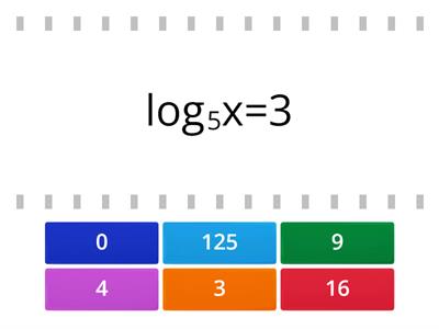 Logaritmus egyenlet párosító