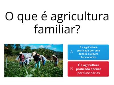 Questionário sobre a Agricultura Familiar