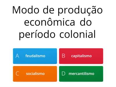 economia colonial