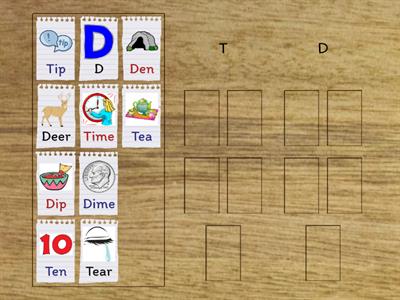 T and D- Minimal Pairs