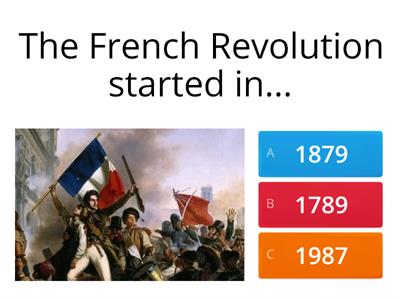 The French Revolution quiz