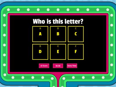 The Cartoon Alphabet Show Gameshow Quiz!