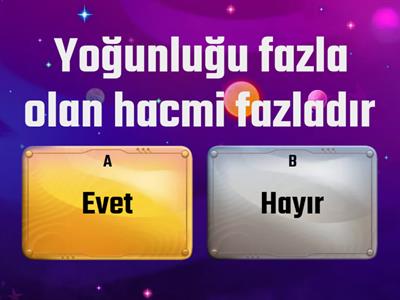 6.Sınıf Fen Bilimleri 3. 4. 5. Ünite 2.dönem 1.yazılı hazırlık (30 soru)