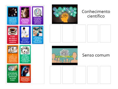 Senso comum e conhecimento científico - Recursos de ensino