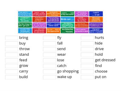 MOVERS: verbs