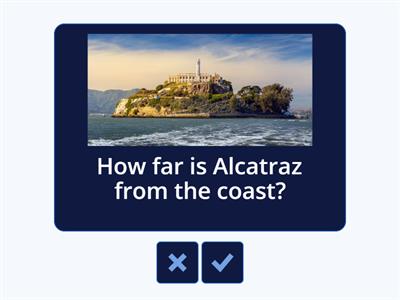 Alcatraz: answer the questions after text
