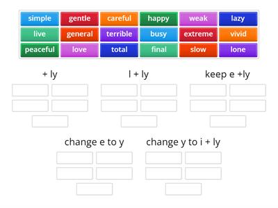  adverb endings