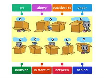 Prepositions of place