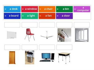 Ready Book 1A, Unit 4 Things in the classroom