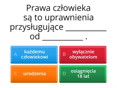 PRAWA CZŁOWIEKA