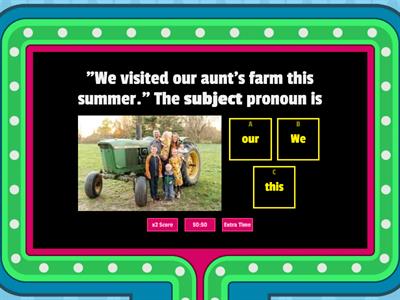 Subject and Object Pronouns 