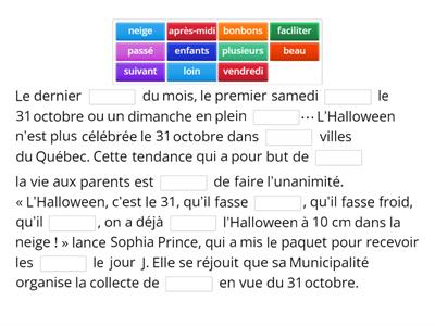 Devrait-on changer la date de l'Halloween ?