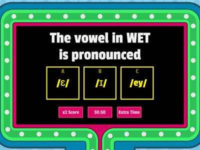 Vowel Sounds