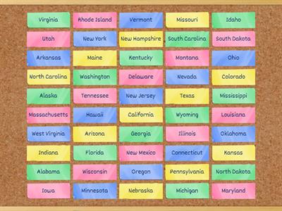 USA STATES ELIMINATION