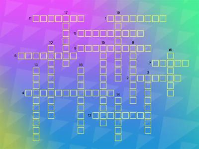 EC I3 M2 5A Feelings Crossword