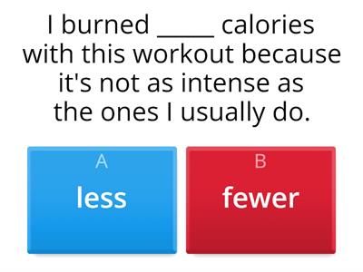 Less or fewer? 2