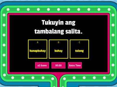  Tambalang Salita Game Show