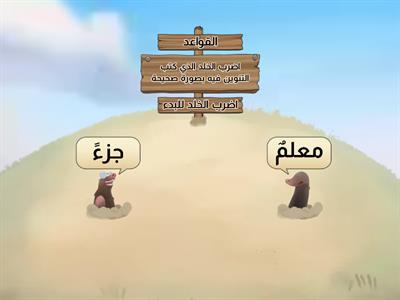  (التنوين) صف خامس  لغة عربية
