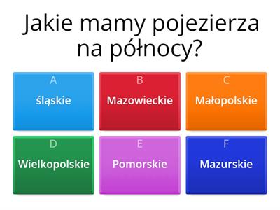 Krainy geograficzne Polski