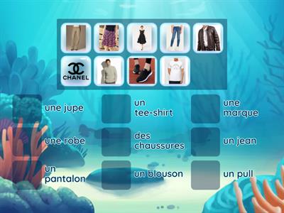 Les vêtements (vocabulaire)