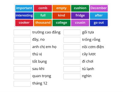 Flyers Vocabulary (Hello + Our Home)