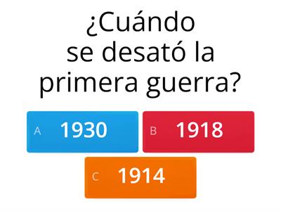 Primera guerra mundial