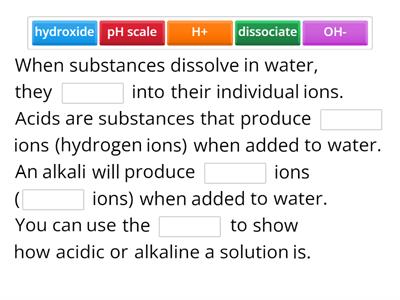 Acid and Alkali Ions