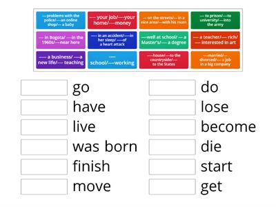 Outcomes Beginner u11 (Collocations)