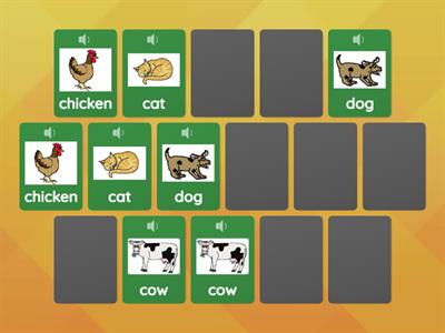Speech and Language games - Farm Animals