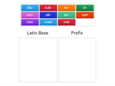 Prefix & Latin Base WRS 3.2