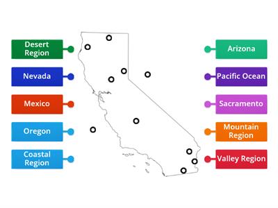 Blank Map of California