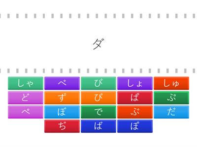 Hiragana > Katakana - parte IV