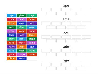 word family review