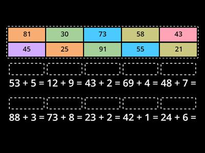 Сложение вида 32+5