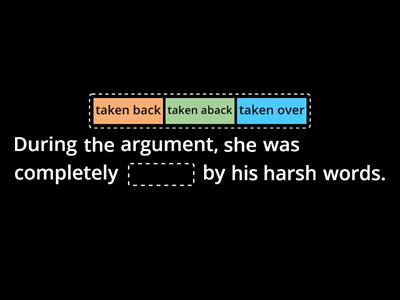 Phrasal Verbs with "Take"