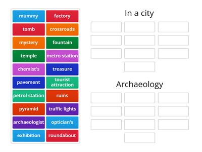 Archaeology & In a city