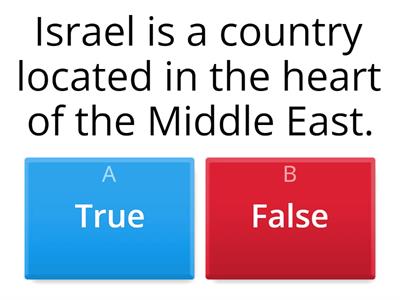 Israel Comprehension