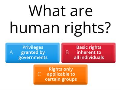 Human Rights and Responsibilites 