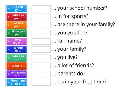 Basic questions about you Task2