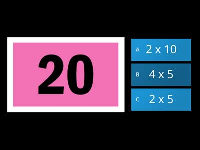 QUIZ TABELLINE 2 e 4 - seleziona le due moltiplicazioni che da il risultato