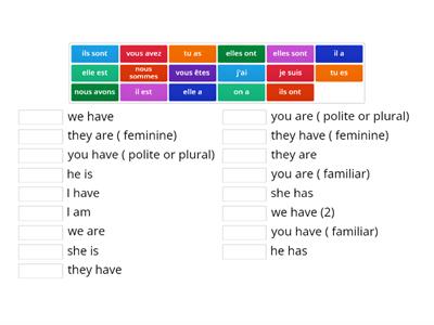  etre and avoir verbs