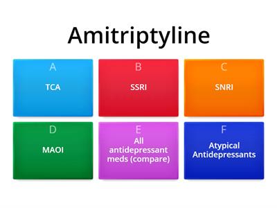 MH: Depression meds - Quiz