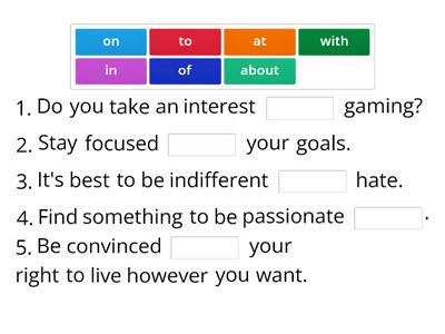 Prepositions U1