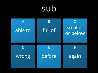 Barton 5.9 definitions of prefixes