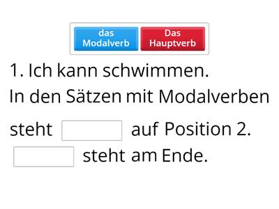 Regelfindung von Modalverben