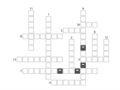 EF Family crossword, elementary