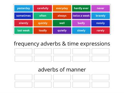 adverbs & expressions of time