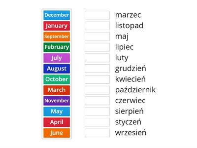 Months of the year :-)