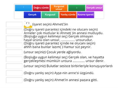 5sınıf değerlendirme soruları türkçe 3