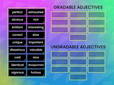 CLASSIFYING ADJECTIVES